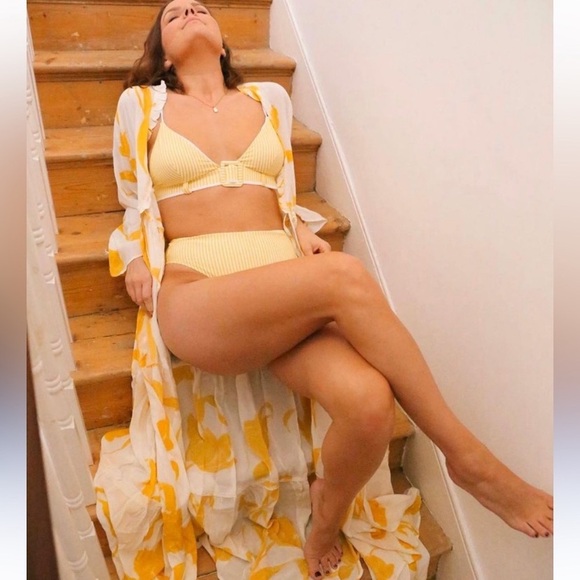 Evarae 100% Silk Talia Flower of Joy Kimono Floral Maxi Dress - Picture 4 of 14